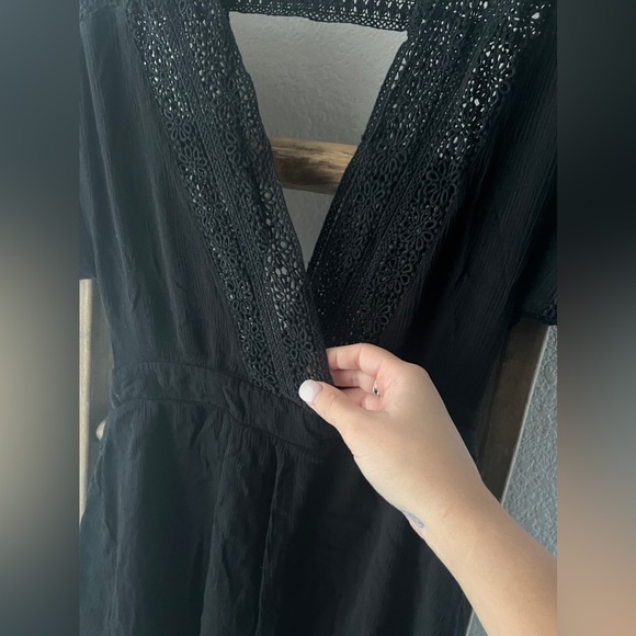 Forever 21 Black Lace Romper - Picture 4 of 6